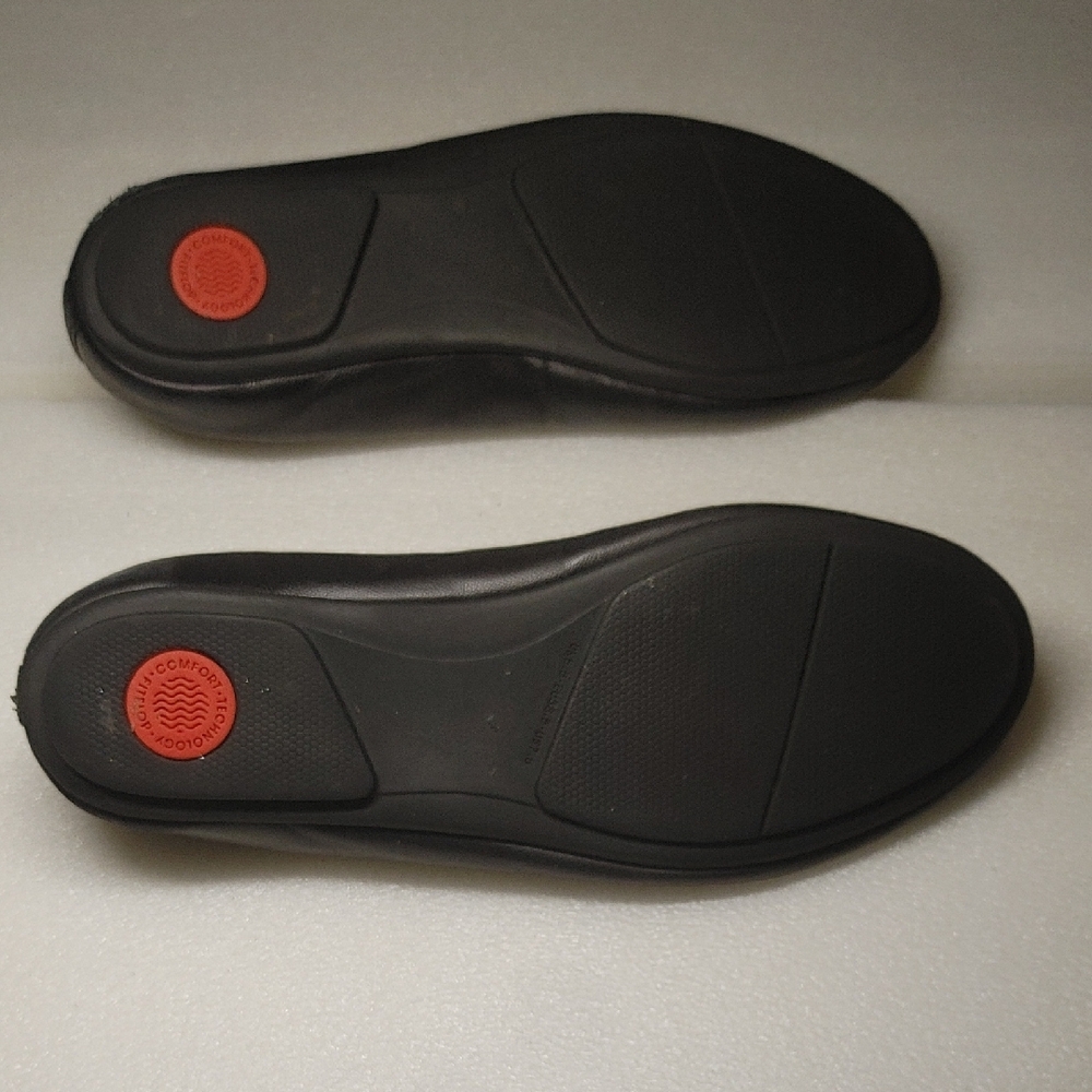 Black Women’s Ballet Flats - Classic Slip-On - Picture 3 of 5